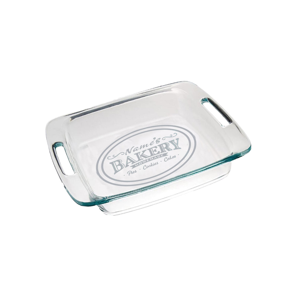 Personalized Pyrex Easy Grab Bakery Homemade Pies Cookies Cakes in 3 sizes