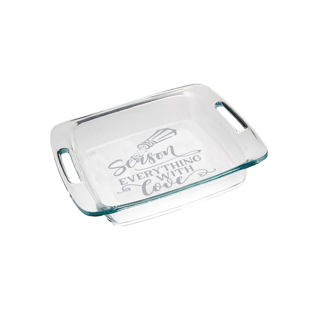 Personalized Pyrex Easy Grab Season everything with love in 3 sizes