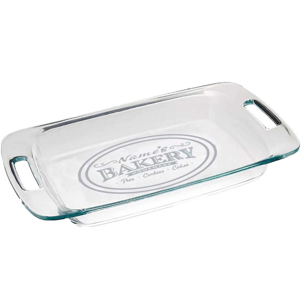 Personalized Pyrex Easy Grab Bakery Homemade Pies Cookies Cakes in 3 sizes