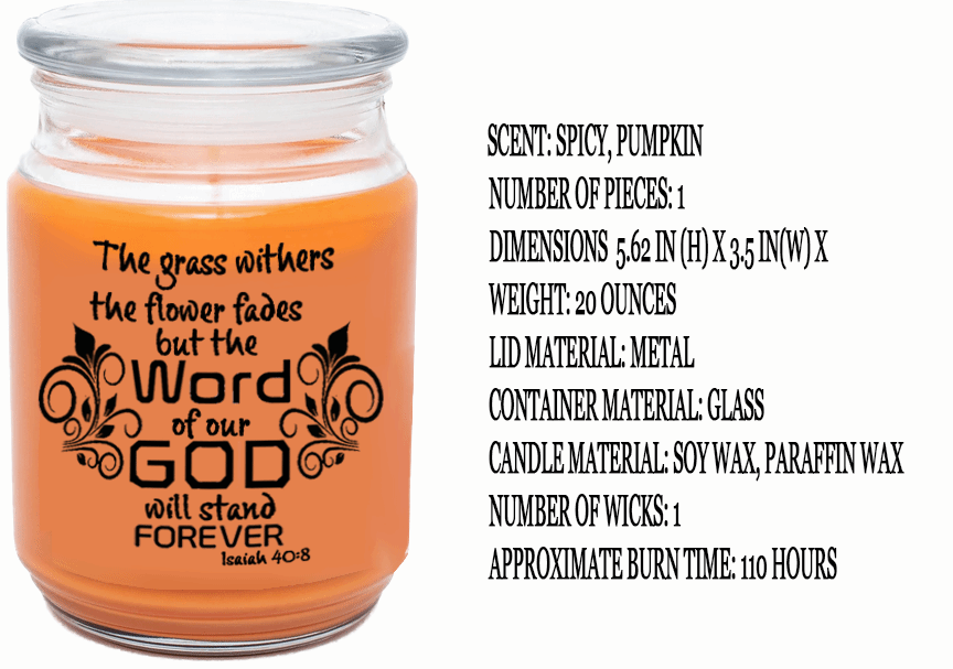 Pumpkin Patch Isaiah Jar Candles