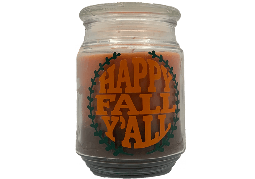 Triple-Pour Scented Glass Jar Candle