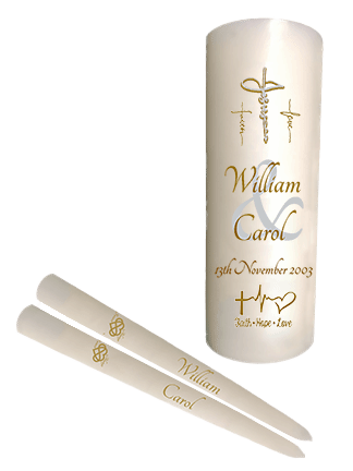 Personalized Unity Candle Set