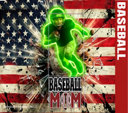 Personalize - Baseball - Tumbler - Patriotic Ball Explode
