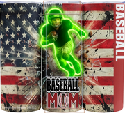 Personalize - Baseball - Tumbler - Patriotic Ball Explode