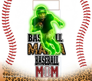 Personalize – Baseball – Tumbler - Leopard MAMA - 20oz
