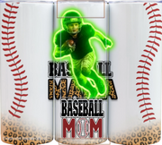 Personalize – Baseball – Tumbler - Leopard MAMA - 20oz