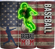 Personalize – Baseball – Tumbler - BB Flag - 20oz