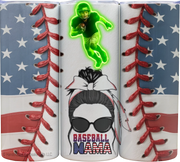 Personalize – Baseball - Tumbler - MAMA Flag - 20oz