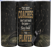 Personalized Football Tumbler – Coach / Action Enhanced Art