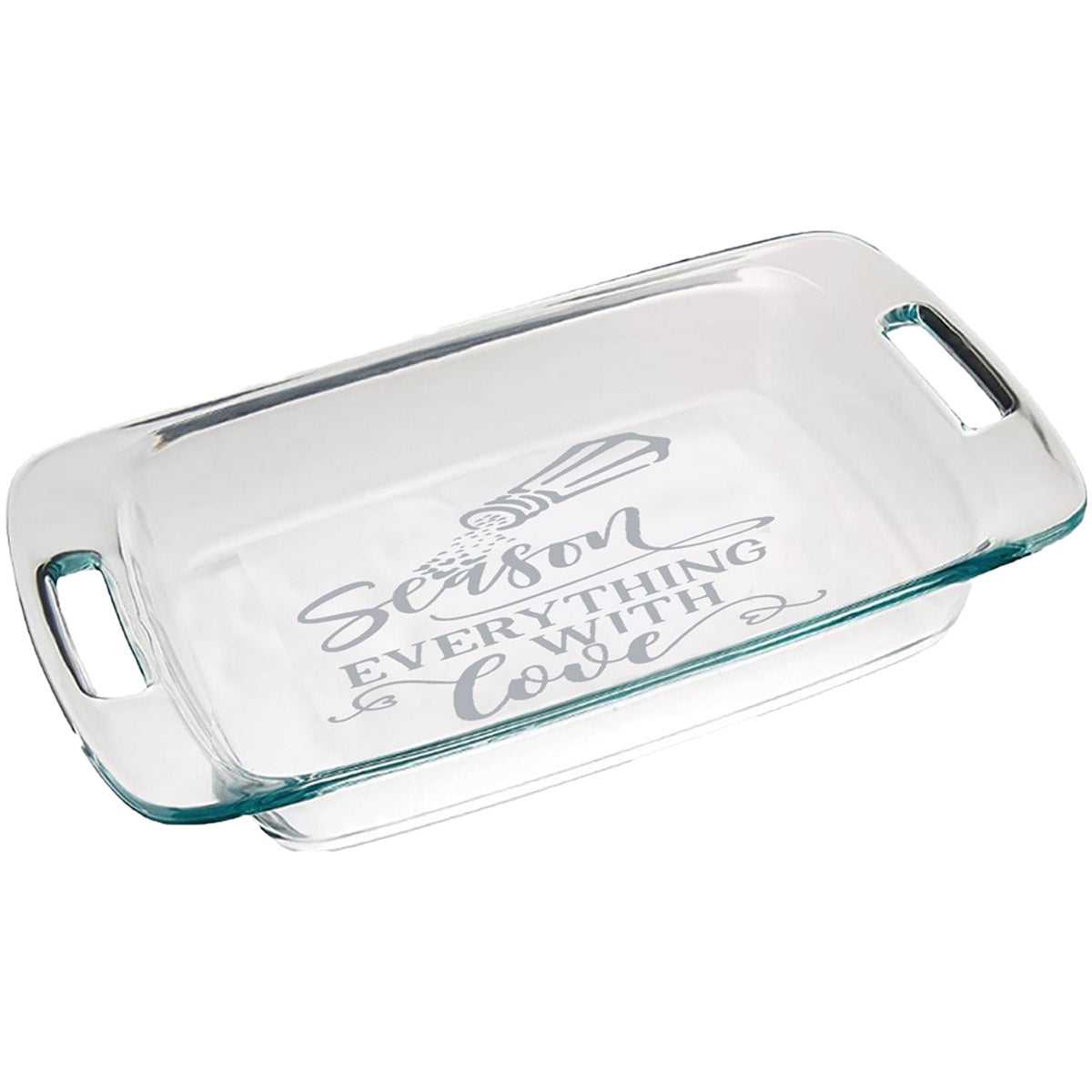 Personalized Pyrex Easy Grab Season everything with love in 3 sizes