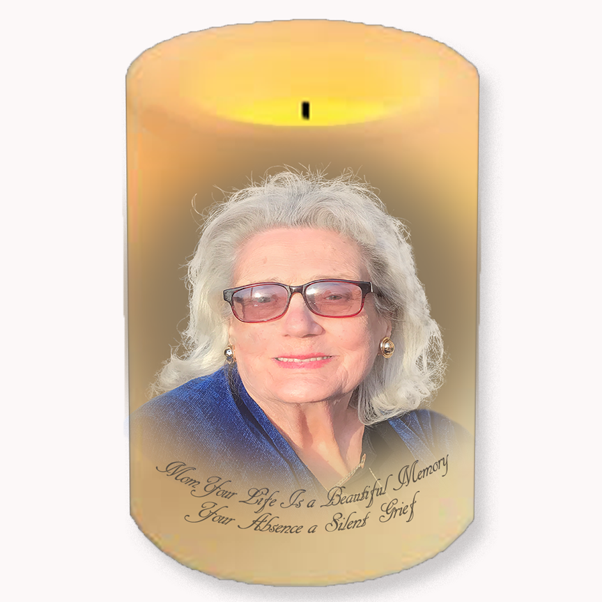 Beautiful Unique - Memorial Candle