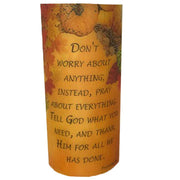Thanksgiving Theme Flameless Candle