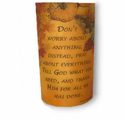 Thanksgiving Theme Flameless Candle