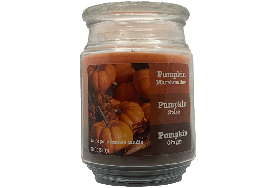 Triple-Pour Scented Glass Jar Candle