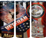 Personalized Veteran Tumbler – All Services