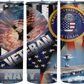 Military Stainless “All Servie's Art” Tumbler, Veteran Theme