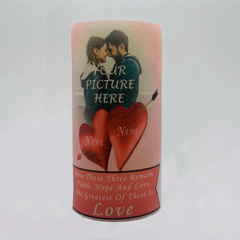 Personalized Photo Candle - Flameless