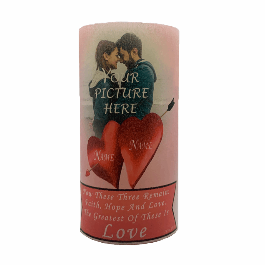 Personalized Photo Candle - Flameless