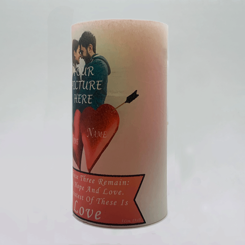 Personalized Photo Candle - Flameless